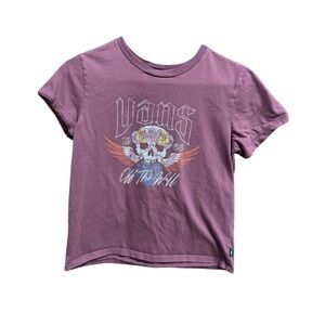 Vans ‘Off The Wall’ T-Shirt - Burgundy (Size X-Large)